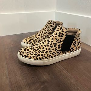 Coconuts by Matisse Harlan high top sneakers animal fur Cheetah